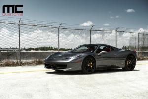 2018 Ferrari 488 Spider Matte Black by MC Customs on Avant Garde Wheels